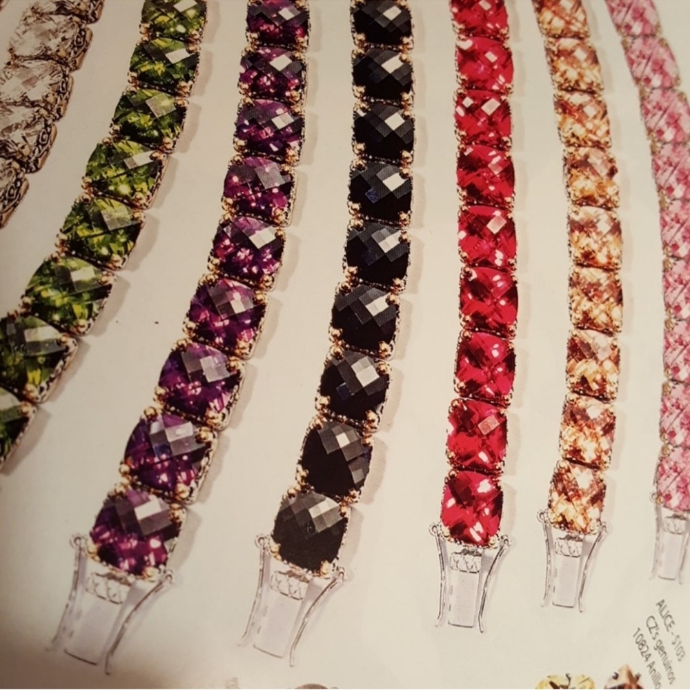 Park Lane CZ signature vintage bracelet. One for sale … white stone!